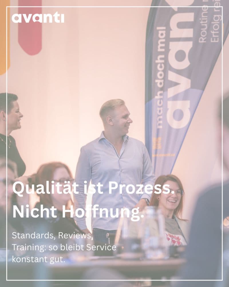 Guter Service braucht mehr als gute Absichten.
Er braucht klare Standards, saube